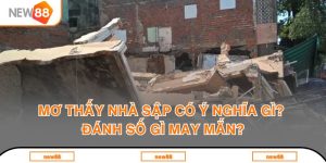 mơ thấy nhà sập